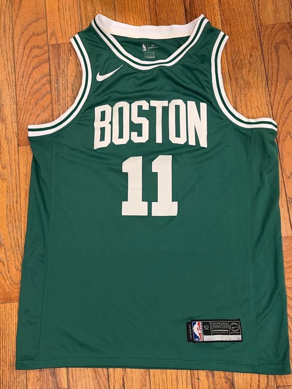 Nike Green 'Boston' #11 Basketball Jersey kyrie irving